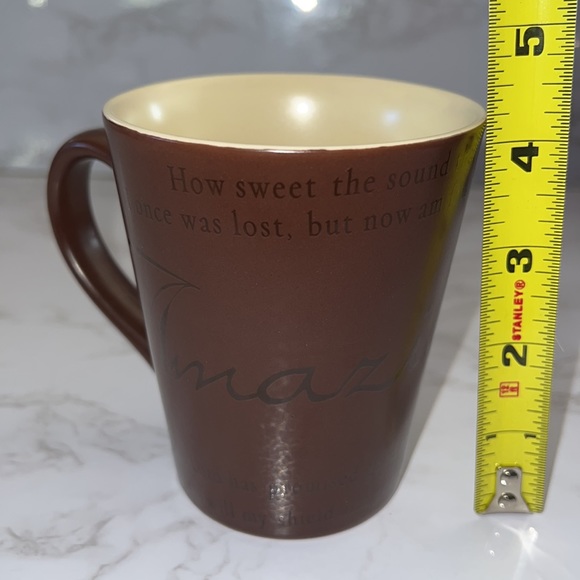 Discreet Religious Coffee Cup “Amazing Grace -The Lord Hath Promised Good To Me” - Picture 7 of 9